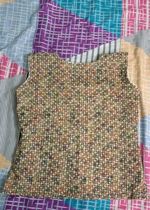 Unique Pattern short kurti top hand made