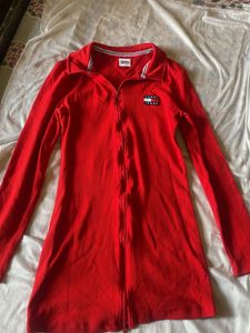 Tommy Hilfiger Red Zip-Up Dress