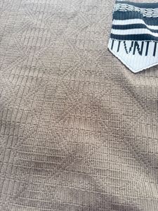 Brown Textured Long Sleeve Top