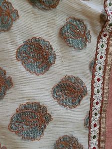 Chanderi Silk Work Kurta