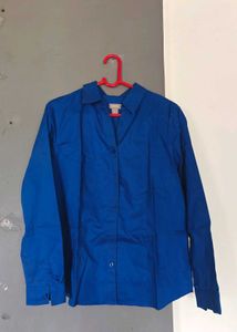 Classic Blue Button-Down Shirt