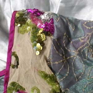 Ethnic Short Kurta With Sequence Work