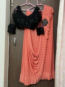 ReadymadeDesigner Saree with Blouse