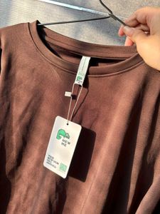 Brown Long Sleeve Top