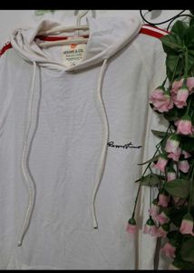 Striped Sleeve Hoodie L/40