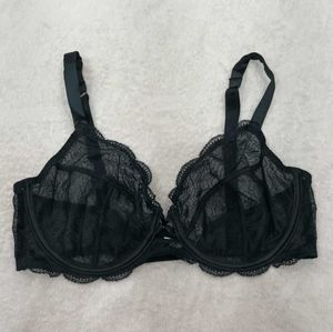 Black Lace Bra 34D