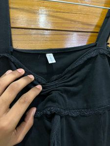 Black Spaghetti Strap Mini Dress Or Top