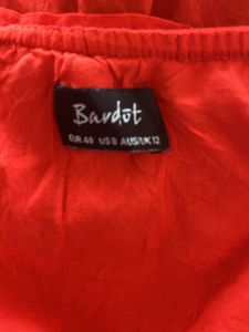 Pure Cotton Red Tank Top