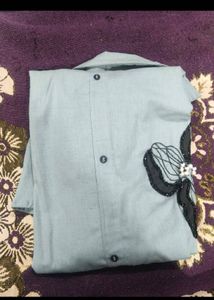 KARIGARR brand Kurta with Floral Appliques