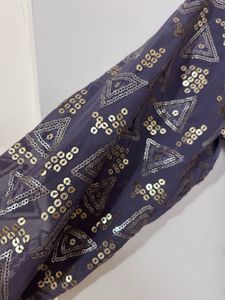 Elegant Purple Maxi Dress fits size M