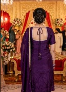 Elegant Purple Kurta Set with Dupatta