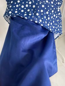 Navy Polka Dot One-Piece Swimsuit