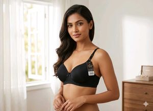 Comfortable Black Everyday Bra