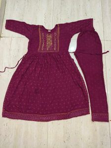 "💃 Elegant Maroon Kurta Set | Ethnic Wear ✨"