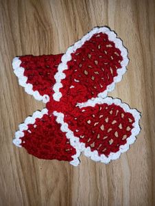 crochet bow hair accessories