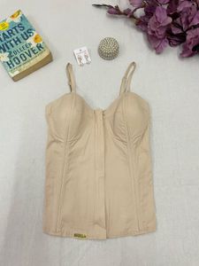 Beige corset top