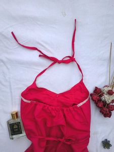 Halter coquette fitted kurti🫶🏻