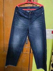 METRONAUT Dark Wash Cropped Jeans