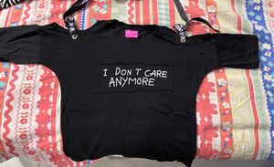 Black Tshirt With Ribbon Bow