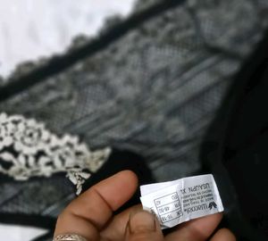 Warner Black Lace Bra