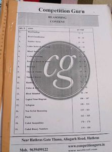 Reasoning Question Book In Hindi