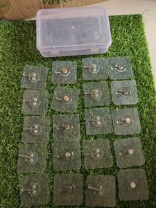 Adhesive Hooks Set 10 pcs with box