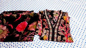 Beautiful Floral Print Kurta Set