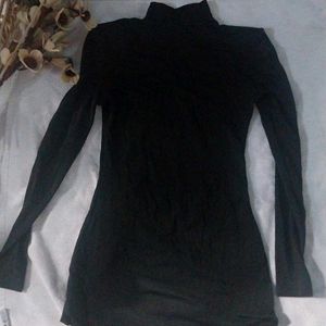 Black Turtleneck mini dress