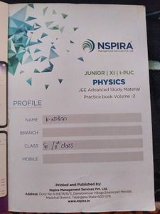 Class 11 Physics JEE Advanced Practice Book-2