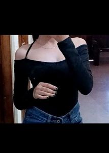 Chic Black Long Sleeve Bodysuit