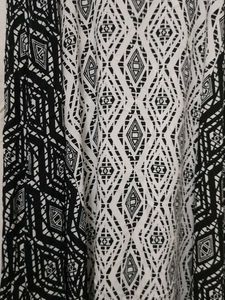 Black &amp; White Patterned Summer Dress