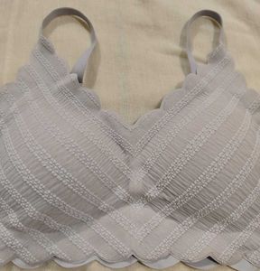 Lace Trim Crop Bra Top