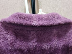 Imported luxury faux fur jacket/sweater