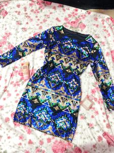 Price Drop 😍 Zara Aztec Sequin Dress
