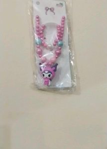 Kuromi Beaded Necklace