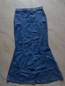 Denim Mermaid Skirt vintage