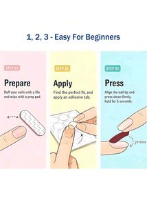Cute Bow Design Press-On Nails