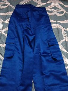 Blue Cargo Pants