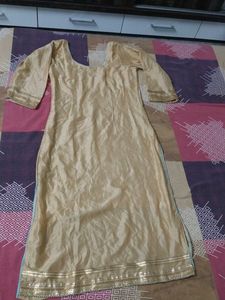 Elegant Golden Kurta