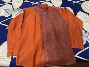 Men's Stylish Orange Shirt