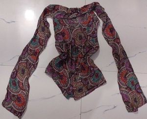 y2k scarf attached top.