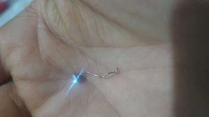 Unique Wavy Nose Ring 100% original silver