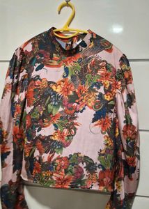 Floral Sheer Top