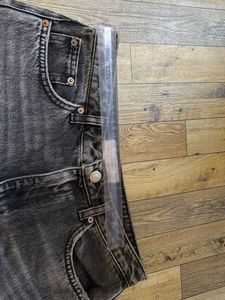 Grey Denim Shorts