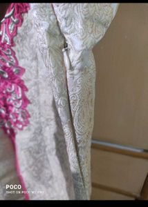 Lehanga in pink with long top
