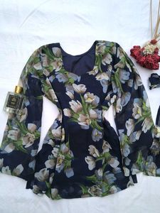 Fairy corset kurti with scarf 🫶🏻
