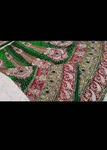 Exquisite Emerald Green Bridal Lehenga