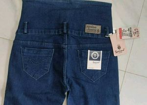 Classic Dark Wash Denim Jeans