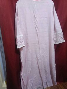 Pretty Pink Printed Kurta