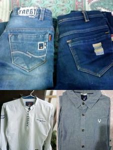 Men's Jeans and Shirts Bundle